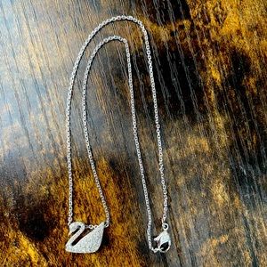 Swarovski swan necklace, special edition